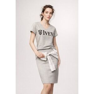 New Under Armour women's Tech V-neck T-shirt top training gear Grey Size Medium